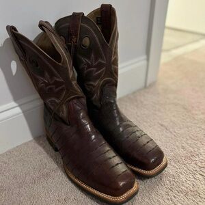 DOUBLE H BOOTS - WAYNE STEEL TOE (worn once) size 9.5 2E(wide) - $100